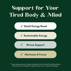 2-Pack Rootful Mind Stress Energy Brain, 240 Adrenal Support Supplements EXP6/27