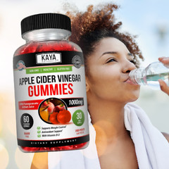 (2 Pack) Apple Cider Vinegar Gummies 1000mg for Weight Loss Cleanse Compare Goli