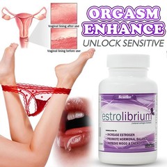 Estrolibrium Female Increase Estrogen Softgels Energy 120ct Hormone Supplement