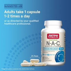 60-Day Supply N-A-C 500 mg – Enhance Liver Health with Antioxidant Capsules