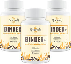 Resciency Detox Binder – Activated Charcoal, Zeolite & Liver Support, 90 Caps