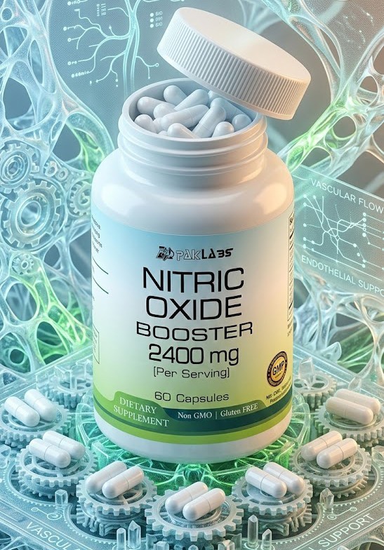 Nitric Oxide Booster Capsules 2400mg Per Serving Best Quality.