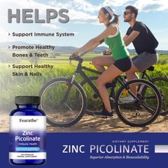 Zinc Picolinate 22mg, Body Preferred Form – Gluten Free and Non-GMO
