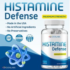 OjosLabs Advanced Histamine Defense – Natural D-Hist 120 Count (Pack of 1)