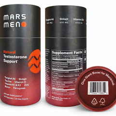 MARS MEN Natural Testo Support 150ct – 1 Month Supply! *AUTHENTIC!* 💪