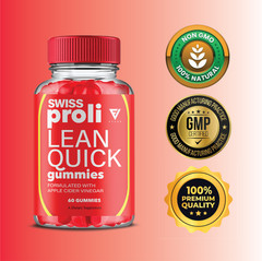 (5 Pack) Swiss Proli Lean Quick Keto Gummy, SwissProli ACV Formula (300 Gummies)