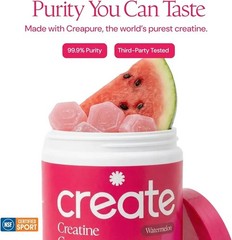 BUY 1, GET 1 FREE!! CREATE Creatine Gummies/Men & Women/Focus,Strength,Endurance