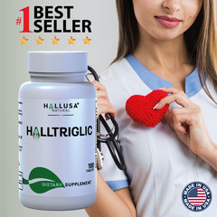 Hallusa Natural – Lower Triglycerides & Cholesterol – Heart Health – 100 Tablets