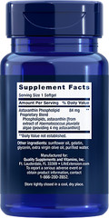 Astaxanthin with Phospholipids Life Extension – 2X30 gels