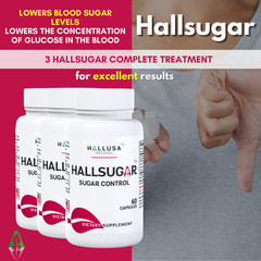 HallSugar – Cinnamon Supplements – Yucan Root – Blood Sugar Support – 60 Caps