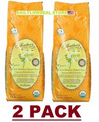 2 PACK Heather’s Tummy Care Organic Acacia Senegal Tummy Fiber 16 oz Gluten-Free