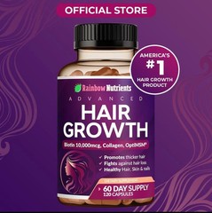 Rainbow Nutrients Advanced Hair Growth-Promote Hair Growth and Prevent Hair Loss