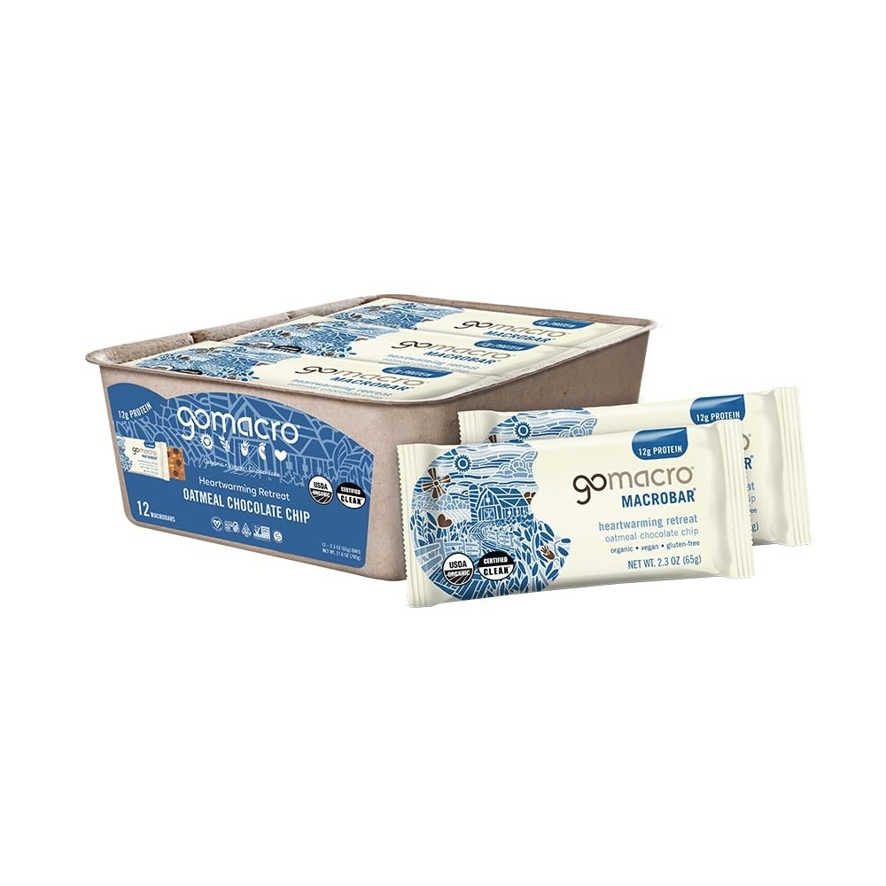 Oatmeal Chocolate Chip Nutrition Bars Organic 12 Count 2.3oz