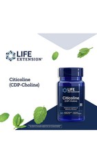 Life Extension (CDP-Choline) Brain Support – 60 Vegetarian Capsules – Pack of 2