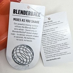 Blender Bottle Classic Shaker Cup Orange 28oz Special Edition Santa Leakproof