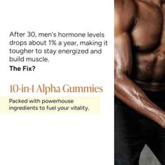 2 BOTTLES- Root Labs 10-1 Alpha Gummies |4K mg Pure Shilajit &KSM-66 |60 Gummies