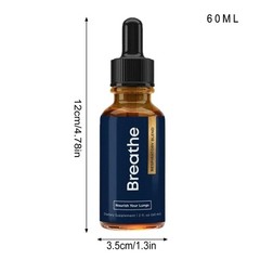Improved Breathe Respiratory Blend Drops Advanced Formula Lung Max Support 30 Se