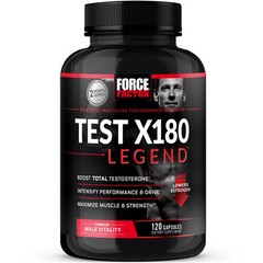 Force Factor Test X180 Legend – Testosterone Booster and Muscle Builder for Men!