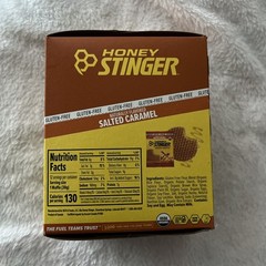 12 Pack Honey Stinger Energy Waffle Salted Caramel 1.06oz Sports Nutrition