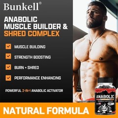 Men Muscle Growth Supplements Improve Athletic Performance 30-120 Capsules