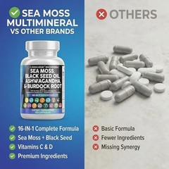 NEW Clean Nutraceuticals Multi-Complex – Sea Moss Ashwagandha Turmeric & Vitamin