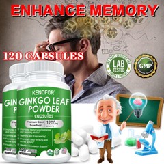 Ginkgo Biloba Extract Capsules- Improves Memory Performance and Learning ability