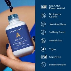 Apothékary Blue Burn Metabolic & Weight Relief Tincture 1.0 oz-NEW