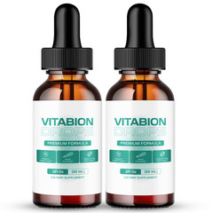 Vitabion Drops, Official Vitabion Advanced Blood Formula Supplement (2 Pack)