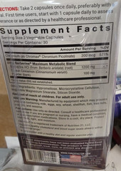 Force Factor Ultra Berberine Maximum Strength/60 vegetable capsules
