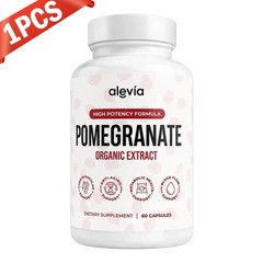 2Pack Alevia Pomegranate Capsules 60ct Organic Extract Antioxidant