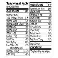 Centrum Silver Mens 50 plus Multivitamin with Vitamin B & D3, 65 Count