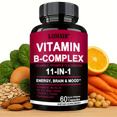 Methylated B Complex – Supports Energy, Mood & Nerve Health – 60 Capsules