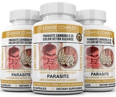 3 x PARASITE DETOX BODY CLEANSE Complex Anti-PARASITE Support Cleanse 180 quick
