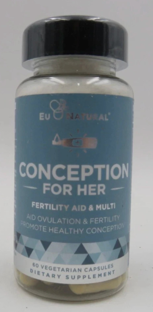 Eu natural Conception For Her, Fertility Aid Vitamins & Minerals 60 Capsules