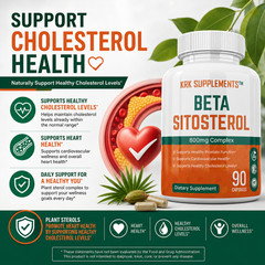 Beta Sitosterol Super Mega Strength for Prostate Phytosterol Plant Sterol