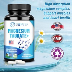 Magnesium Taurate – Cardiovascular Health, Boost Metabolism, Immuny Support