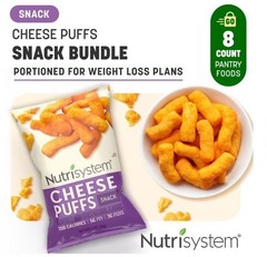 Nutrisystem Cheese Puffs for Weight Loss Support, 8 Count