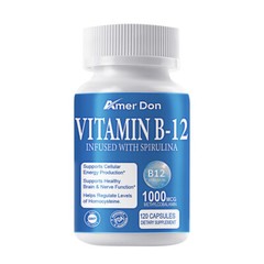 Vitamin B-12 (Methylcobalamin) Fast Dissolve – Strawberry 1,000 mcg 120 Capsules