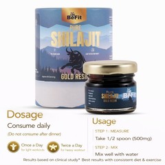 Befit Himalayan Shilajit Soft Resin 20g | Organic 100% Pure | Fulvic Acid