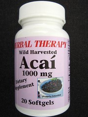 ACAI BERRY Extract 1000mg Dietary Supplement Antioxidant Wild Harvested