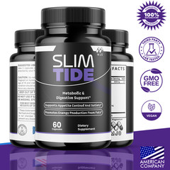 (1 Pack) Slimtide Advanced Weight Management Health Formula Slim Tide 60 Caps