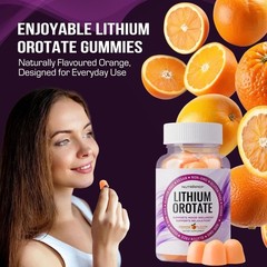 NutraPep Lithium Orotate 5mg Gummies – Mood Wellness Relaxation