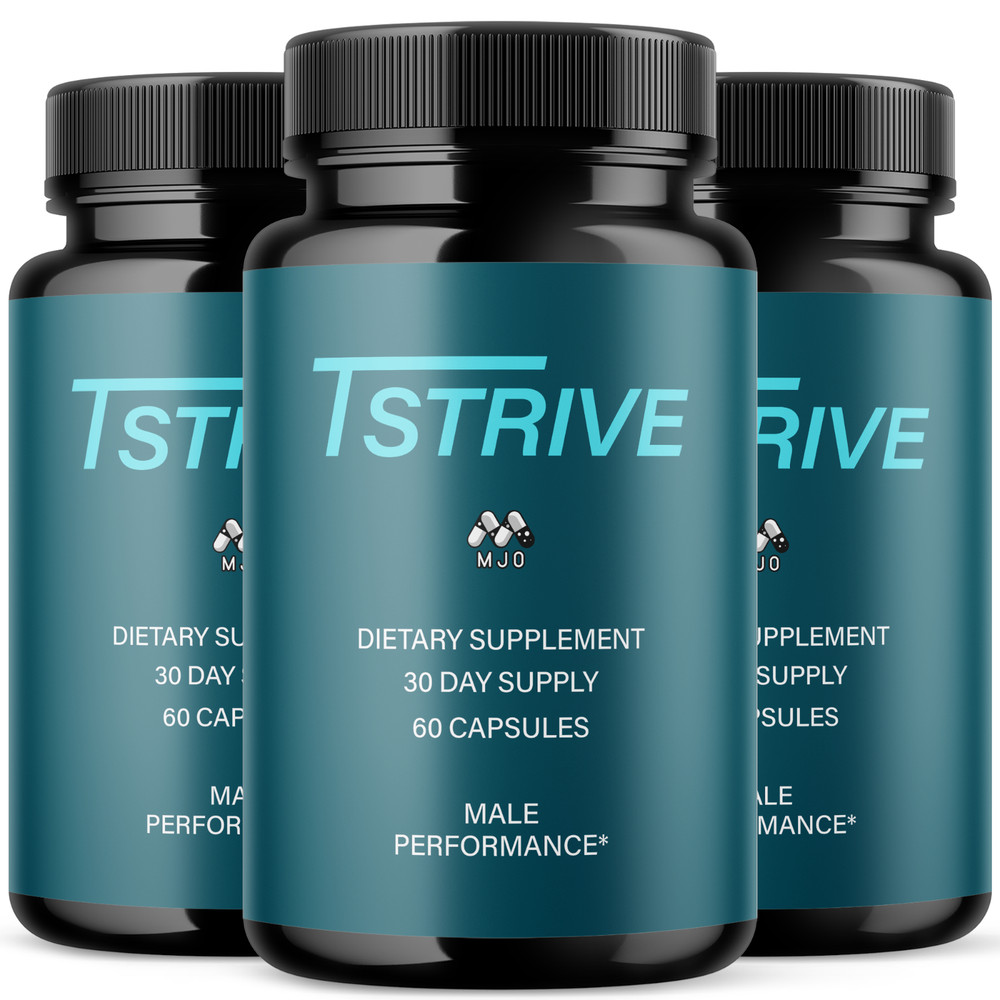 (3 Pack) Tstrive Advanced Male Health Support Supplement Tst Rive 180 Capsules
