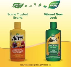 Nature’s Way Alive! Max Potency Complete Liquid Multivitamin for Women and…