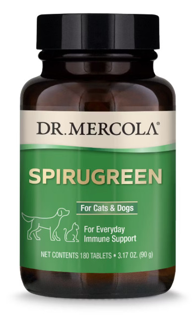 Dr. Mercola, Bark & Whiskers, Spirulina, For Dogs & Cats, 180 Tabs, 3.17 oz (90g