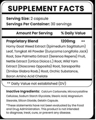 5-Pack Boostaro Capsules, Boostaro Male Pills, Boostaro Supplement -300 Capsules