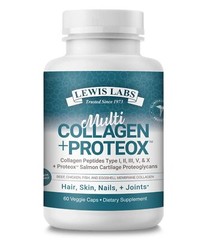 Lewis Labs Multi Collagen + Proteox 60 Vegetable Caps