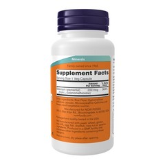 Now Supplements Selenium 200 Mcg Vegan Mineral Supplement 90 Veggie Capsules
