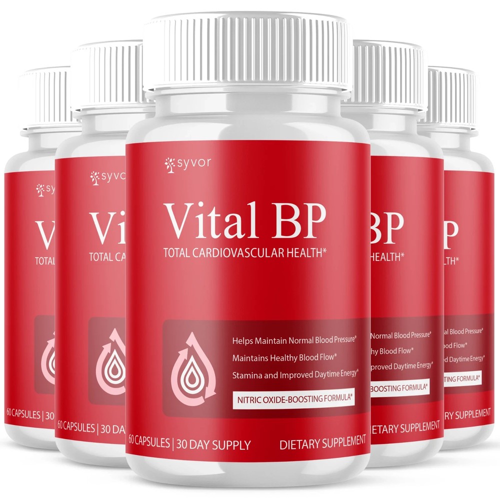 (5 Pack) Vital BP Advanced Blood Support Vitamin Formula VitalBP