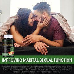 MENXI Nitric Oxide Booster Supplement – L-Arginine, L-Citrulline 1500mg 60 Pills